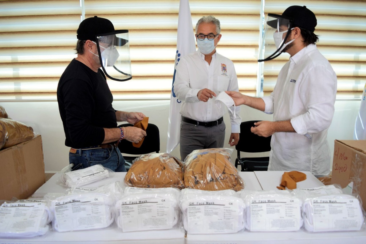 ENTREGA SEDECO 3 MIL CUBREBOCAS AL CONSEJO COORDINADOR EMPRESARIAL DE CAMPECHE