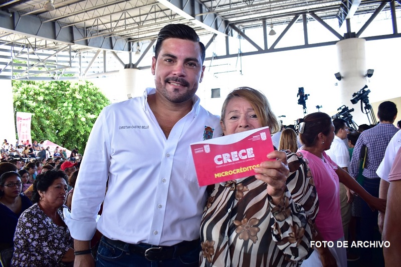 SEDESYH FORTALECIÓ LA ECONOMÍA SOCIAL Y FAMILIAR CON LA ENTREGA DE 9.6 MDP DE MICROCRÉDITOS: CASTRO BELLO