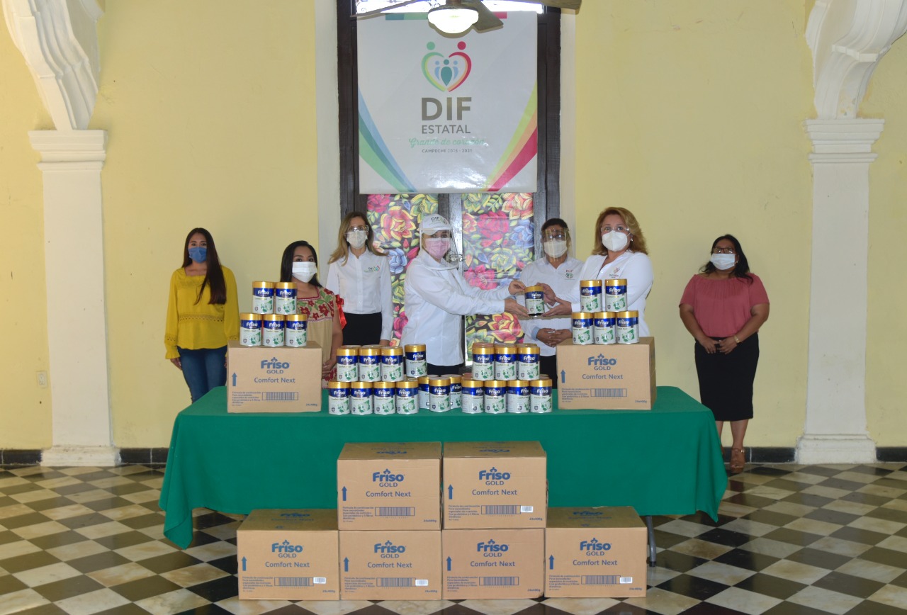 ENTREGA DIF ESTATAL DONATIVO DE LECHE A MUNICIPIOS DEL ESTADO