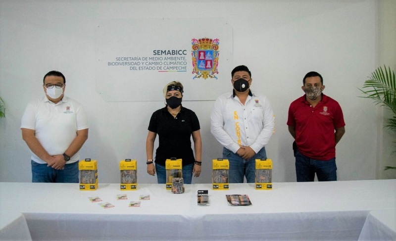 RECIBIÓ SEMABICC DONACIÓN DE CINCO CÁMARAS PARA MONITOREO DE FAUNA EN BALAM KÚ
