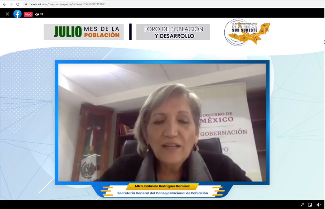 INAUGURAN FORO DE POBLACIÓN Y DESARROLLO “EL FUTURO DEMOGRÁFICO DE LA REGIÓN SUR SURESTE” 
