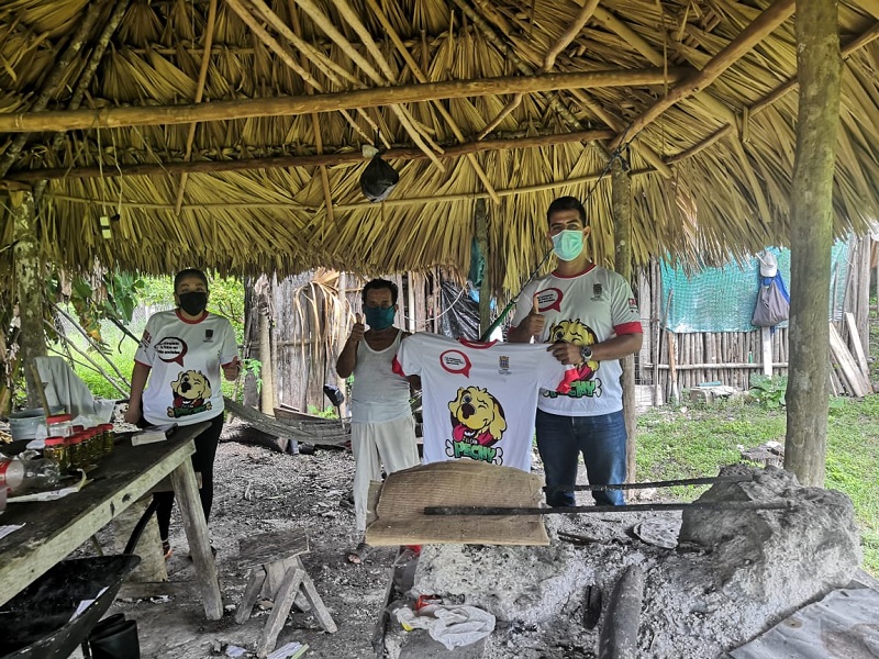 CONTINÚA CESP INTENSA JORNADA DE PREVENCIÓN EN CALAKMUL