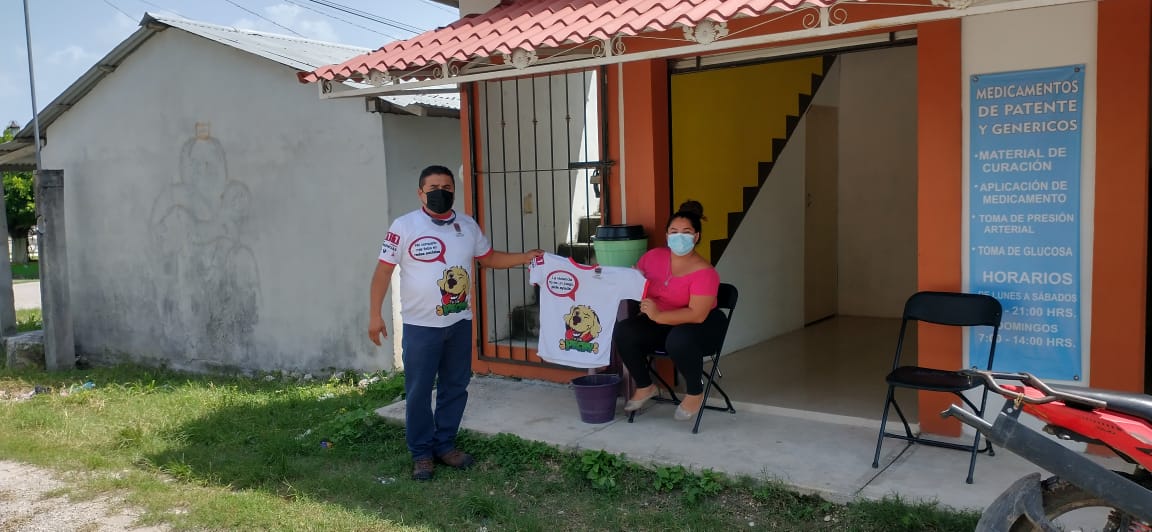 CONTINÚA CESP CON INTENSA JORNADA DE PREVENCIÓN DEL DELITO Y COVID-19 EN ESCÁRCEGA 