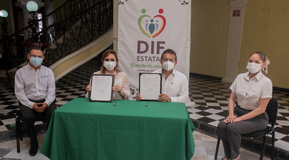 FIRMARON DIF ESTATAL Y SEDUC CONVENIO EN BENEFICIO DE LOS CENTROS DE ATENCIÓN Y DESARROLLO INFANTIL Y LOS DE ASISTENCIA INFANTIL COMUNITARIO (CADI-CAIC) POR EL CICLO ESCOLAR: 2021-2022