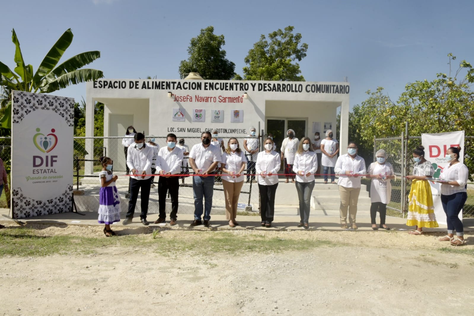 INAUGURÓ DIF ESTATAL DOS ESPACIOS DE ALIMENTACIÓN, ENCUENTRO Y DESARROLLO COMUNITARIO EN CHAMPOTÓN 