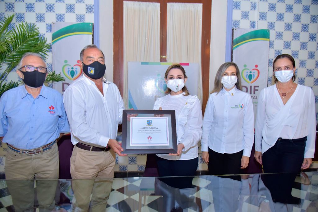 DIF ESTATAL RECIBIÓ DONATIVO POR PARTE DEL CAMPAMENTO CAMPECHE-NUEVA ESCOCIA PARA BENEFICIO DEL HOGAR DE ANCIANOS “LICDA. DOLORES LANZ DE ECHEVERRÍA”