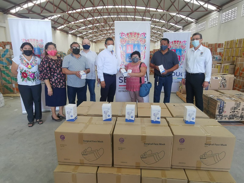 DISTRIBUYE LA SEDUC KITS DE SEGURIDAD SANITARIA