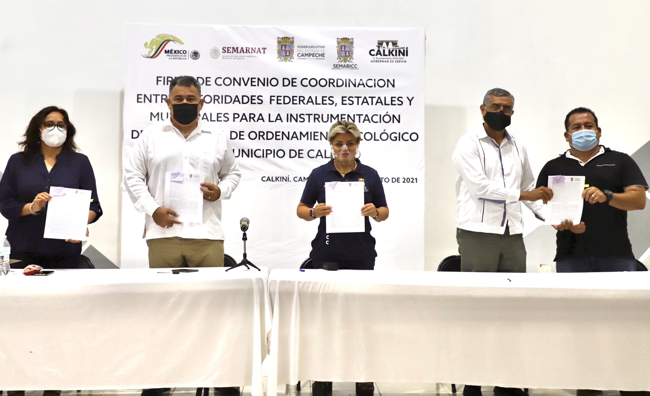 FIRMAN CONVENIO PARA POEL DE CALKINÍ