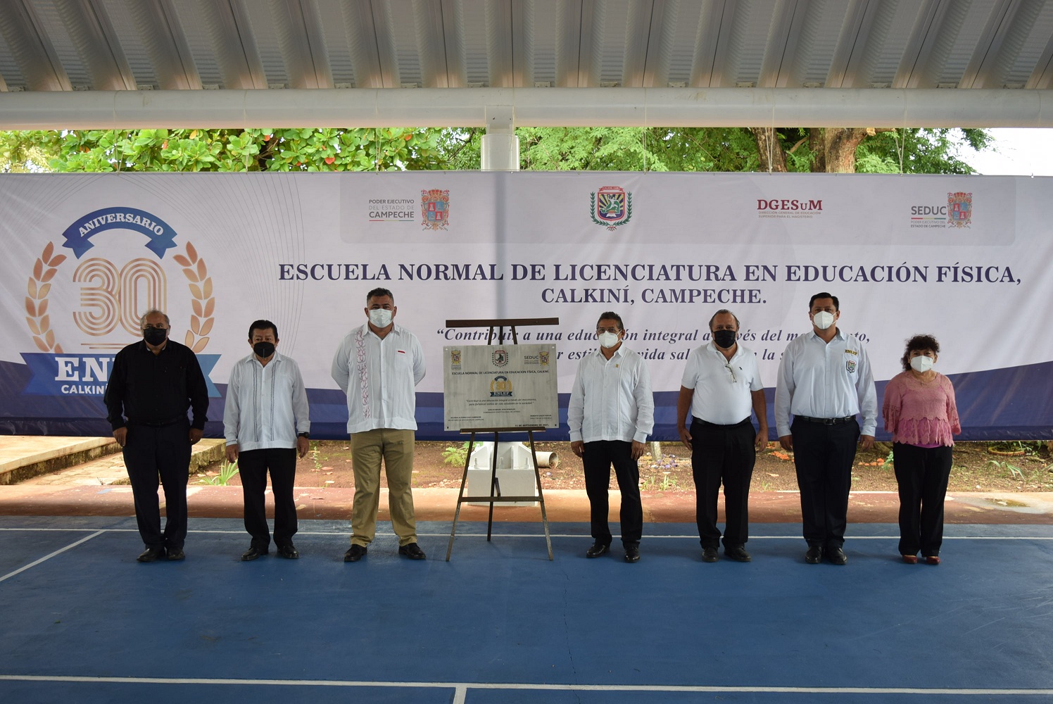 CONMEMORAN 30 ANIVERSARIO DE ESCUELA NORMAL DE EDUCACIÓN FÍSICA DE CALKINÍ 
