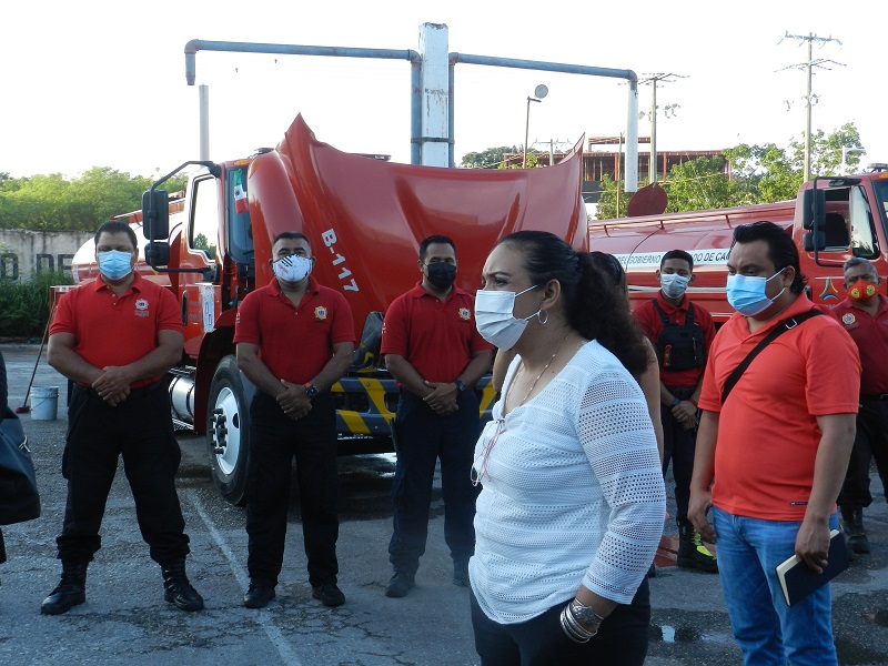 REALIZA BERTHA PÉREZ HERRERA RECORRIDO Y REUNIONES DE TRABAJO CON PERSONAL DE LA DEPENDENCIA 