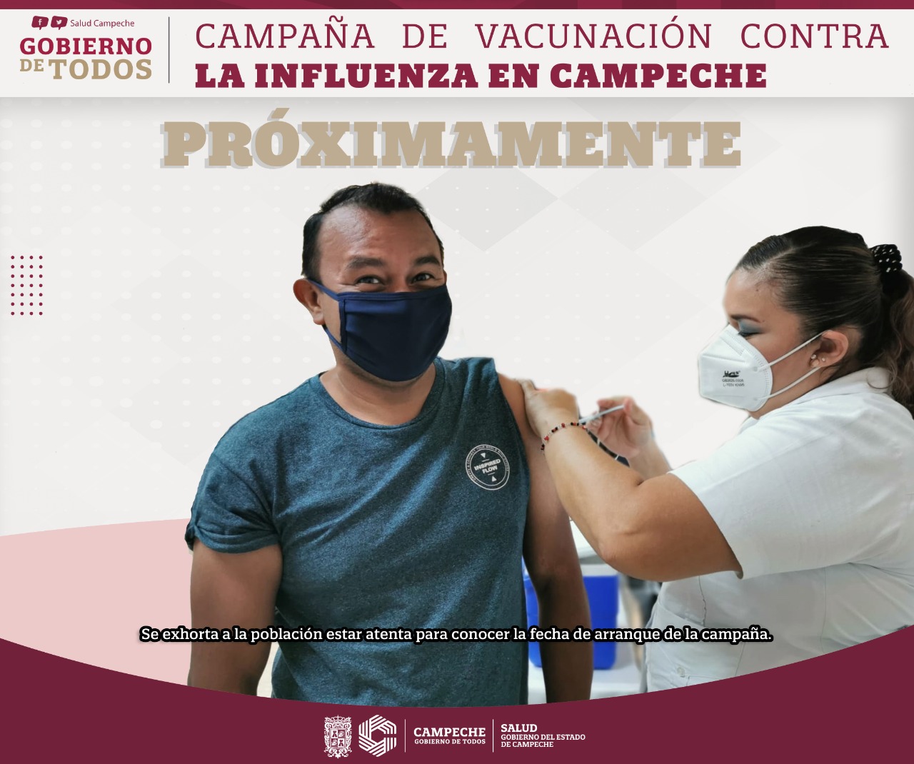 PRÓXIMAMENTE CAMPAÑA DE VACUNACIÓN CONTRA LA INFLUENZA EN TODO EL ESTADO 