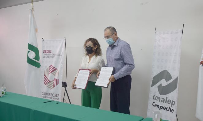 FIRMAN CONALEP CAMPECHE Y EL INSTITUTO ESTATAL DEL TRANSPORTE CONVENIO DE COLABORACIÓN 