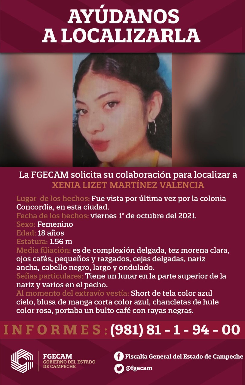 AVISO: PERSONA EXTRAVIADA 