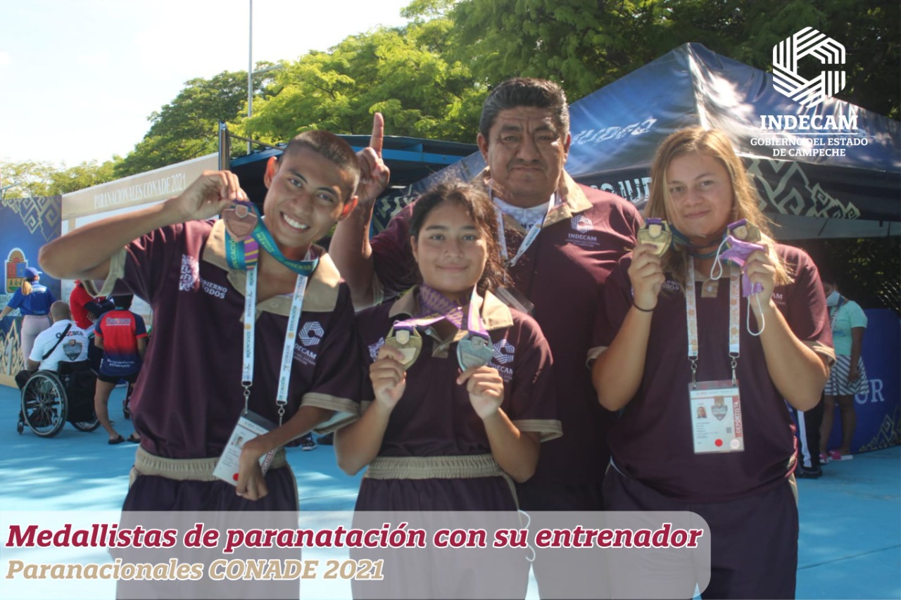 CINCO MEDALLAS EN PRIMER DÍA DE PARANATACIÓN EN LOS NACIONALES CONADE 2021