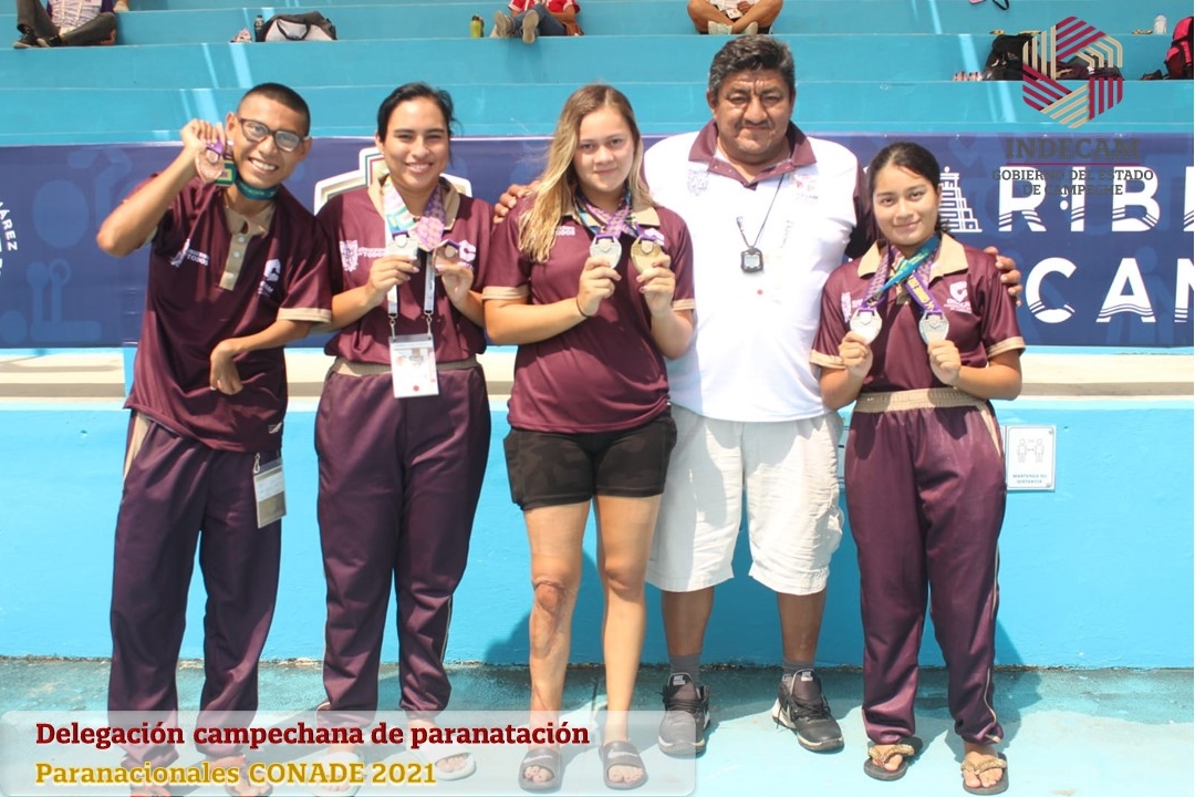 SIETE MEDALLAS PARA CAMPECHE EN EL SEGUNDO DÍA DE PARANATACIÓN