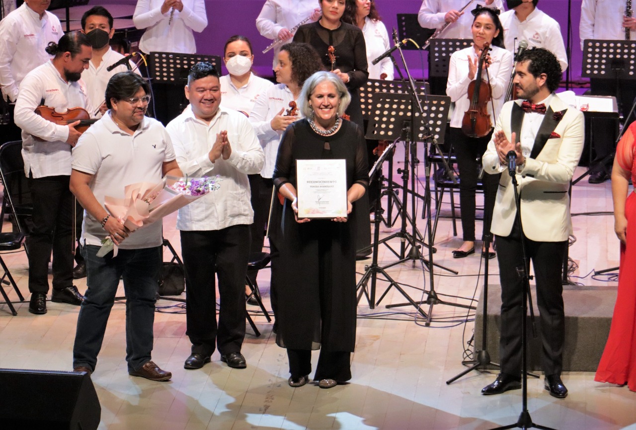 ORQUESTA SINFÓNICA DE CAMPECHE ES DIRIGIDA POR TERESA RODRÍGUEZ EN CONCIERTO DE GALA EN EL FICH 2022