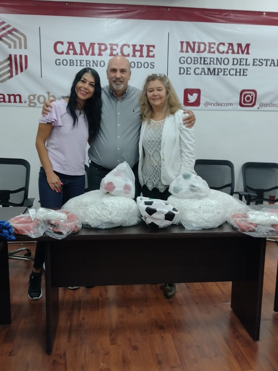 DONA INDECAM MATERIAL DEPORTIVO PARA INTERNOS DE KOBÉN