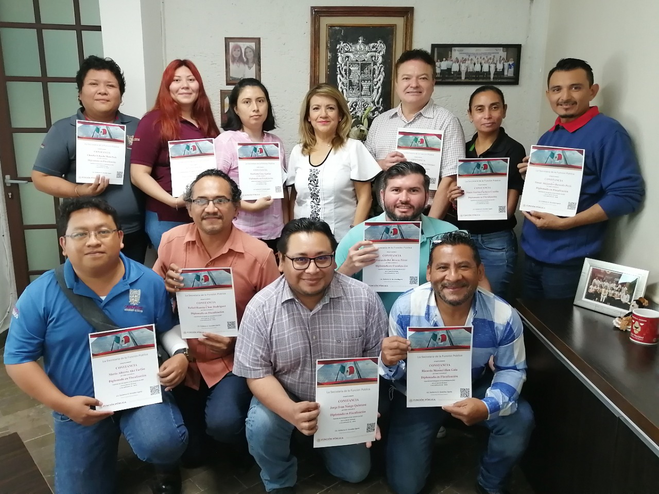 CONCLUYEN DIPLOMADO EN FISCALIZACIÓNSERVIDORES PÚBLICOS DE LA SECONT