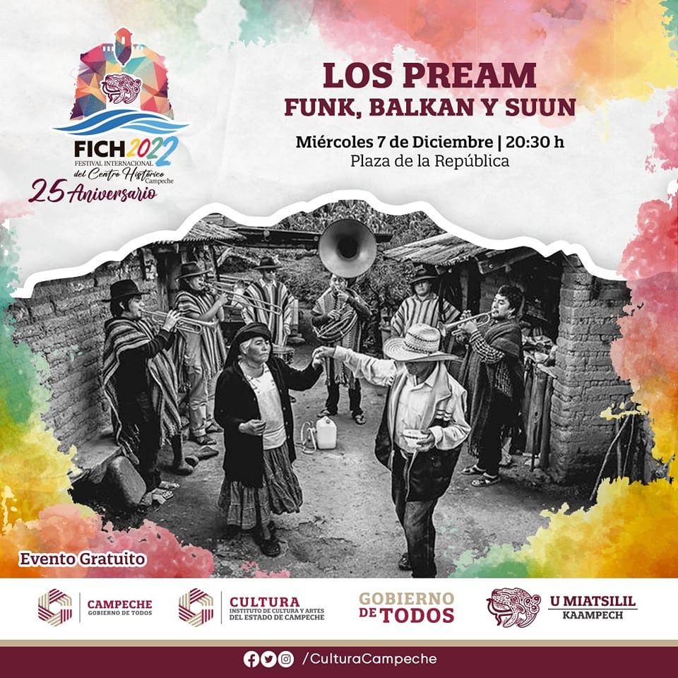 GRUPO OAXAQUEÑO “LOS PREAM” COMPARTIRÁN EN CAMPECHE SU PROYECTO MUSICAL
