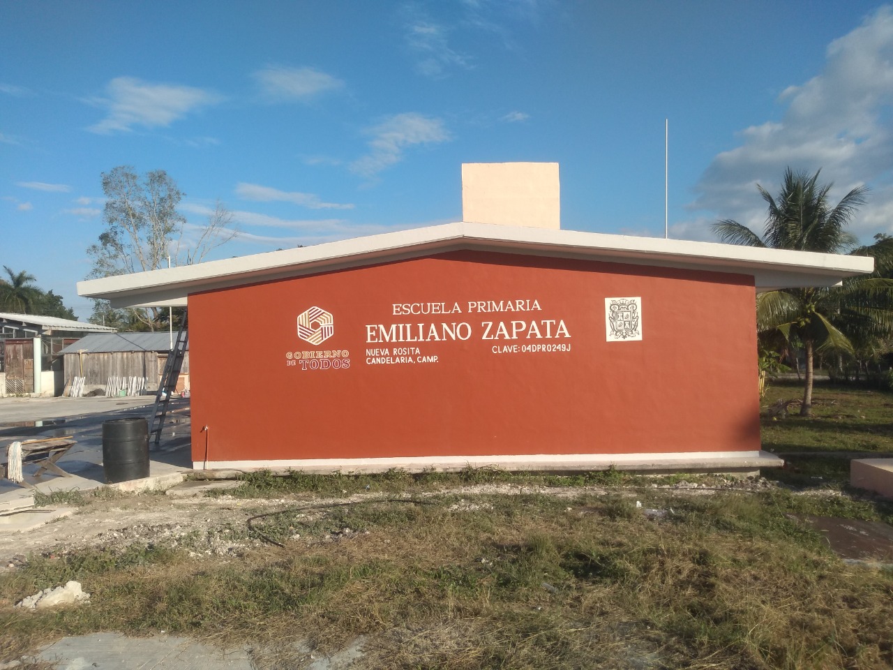REALIZA INIFEEC REHABILITACIÓN DE LA ESCUELA PRIMARIA “EMILIANO ZAPATA”, EN NUEVA ROSITA, CANDELARIA