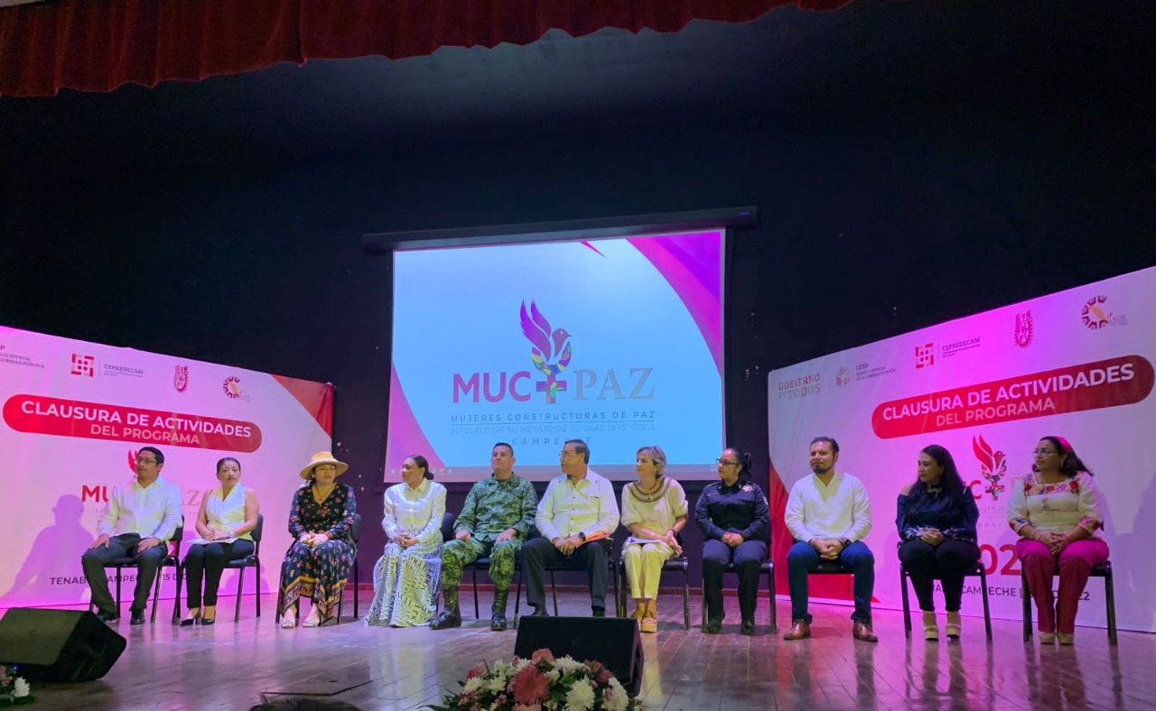 CLAUSURA DE ACTIVIDADES DEL PROGRAMA MUJERES CONSTRUCTORAS DE PAZ EN TENABO