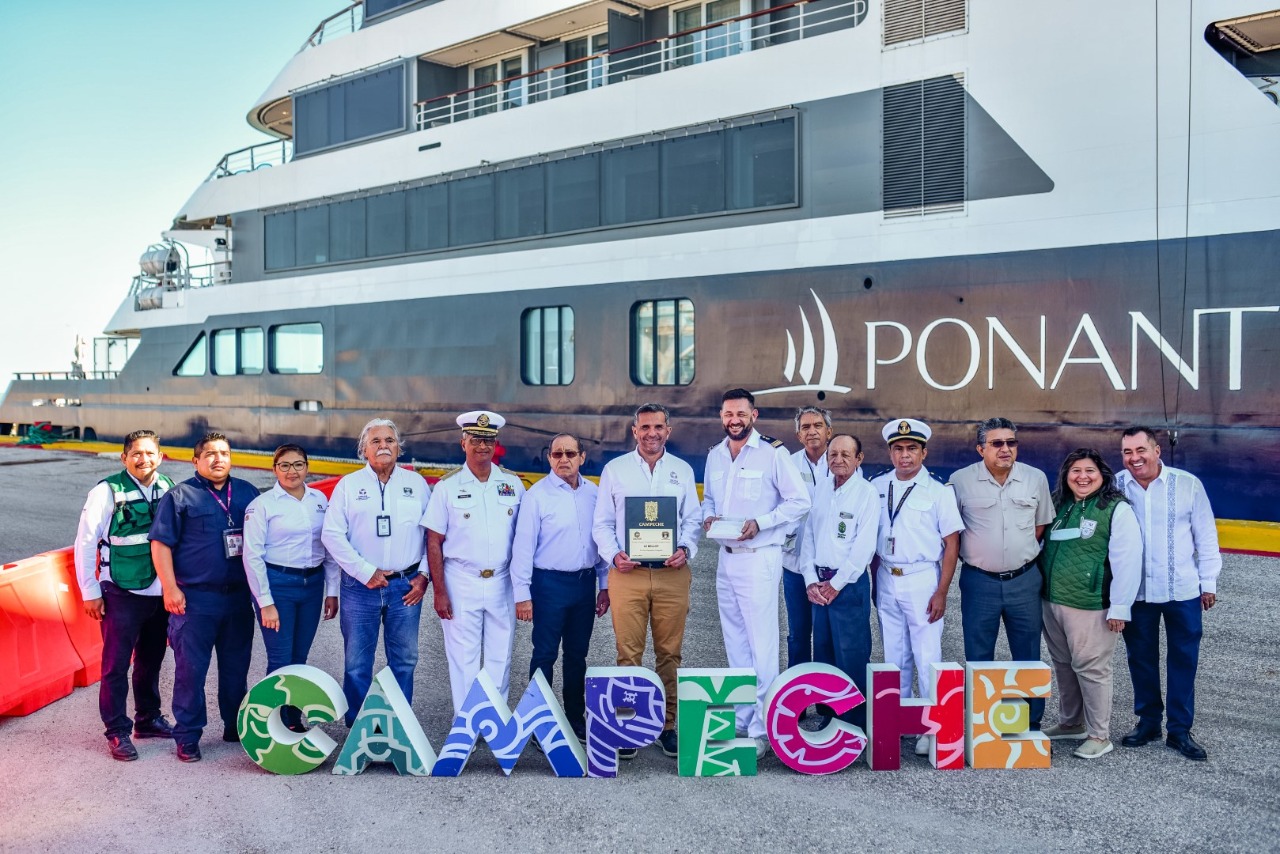 CON PRIMER ARRIBO DE LE BELLOT AL PUERTO DE SEYBAPLAYA, CAMPECHE SE POSICIONA EN LA RUTA DE CRUCEROS TURÍSTICOS